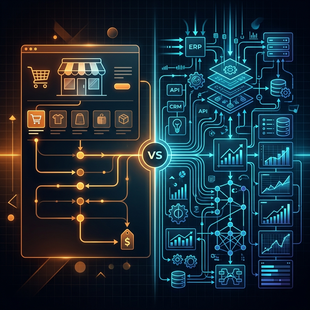 Shopify Plus vs. plataformas B2B nativas: análisis con datos reales